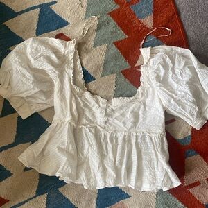 Free People Babydoll Blouse